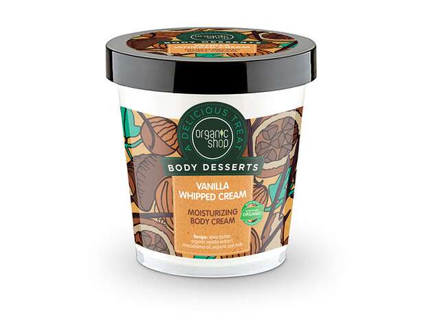 Organic Shop Body Desserts Vanilla Whipped Cream Ενυδατική Σώματος 450ml