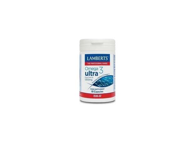 Lamberts Omega 3 Ultra Pure Fish Oil 1300mg 60caps