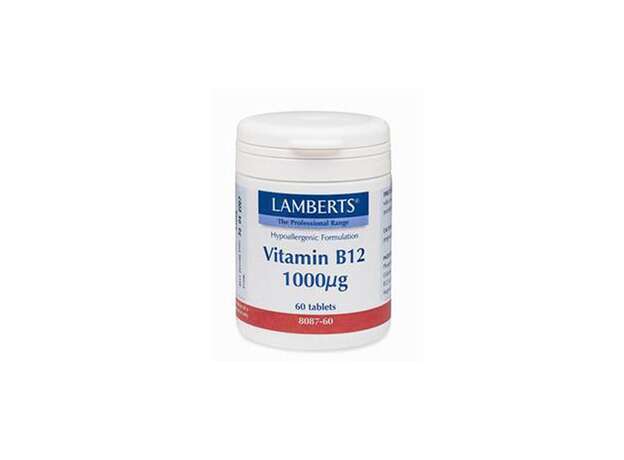 Lamberts Vitamin B12 1000μg 60 Ταμπλέτες