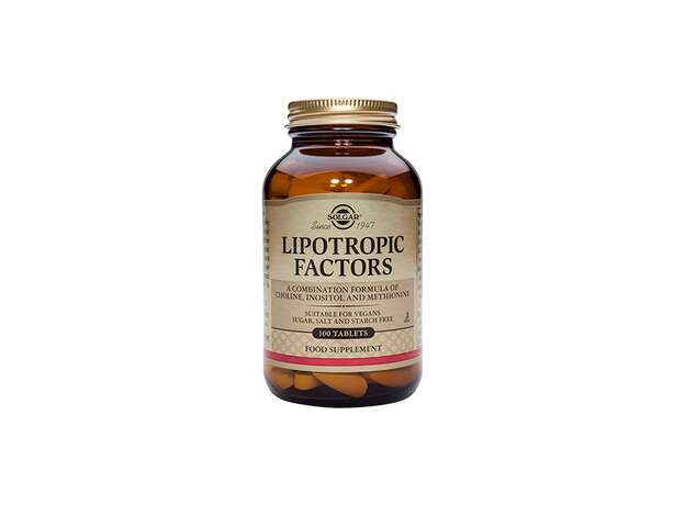 Solgar Lipotropic Factors 100 Ταμπλέτες