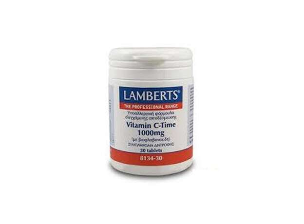 Lamberts Vitamin C-Time 1000mg 30 Ταμπλέτες