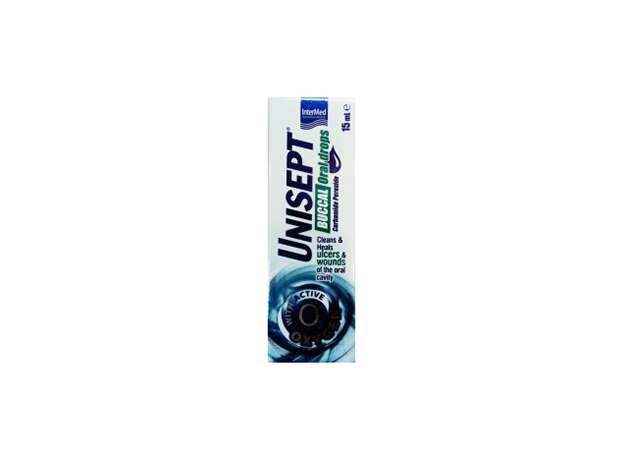 Intermed Unisept Buccal Oral Drops 15ml