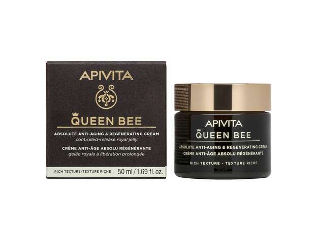 Apivita Queen Bee Absolute Anti-Aging & Regenerating Face Cream Rich Texture 50ml