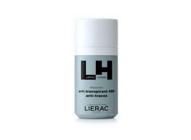 Lierac Homme Deodorant 48h Ανδρικό Αποσμητικό με 48Ωρη Δράση κατά του Ιδρώτα Χωρίς Ίχνη, 50ml