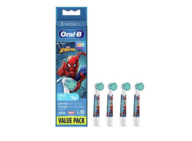 Oral-b Kids Spiderman Ανταλλακτικές Κεφαλές, 4 τεμ
