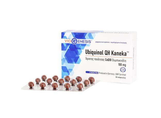 Viogenesis Ubiquinol QH Kaneka 100mg-30softgels