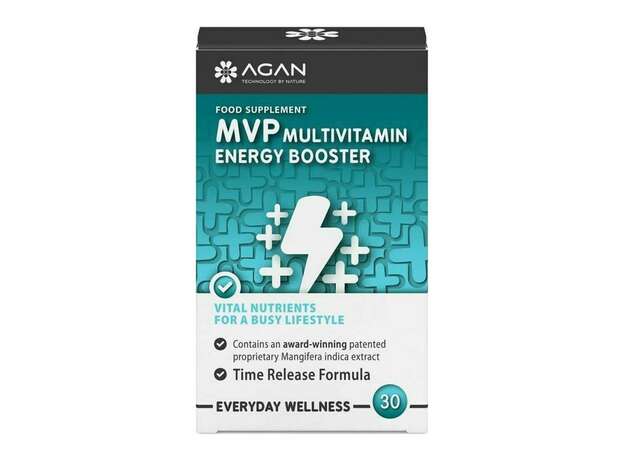 Agan Mvp Multivitamin Energy Booster 30 ταμπλέτες