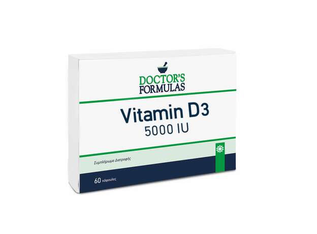 Doctor's Formulas Vitamin D3 5000IU 125mg 60 soft caps