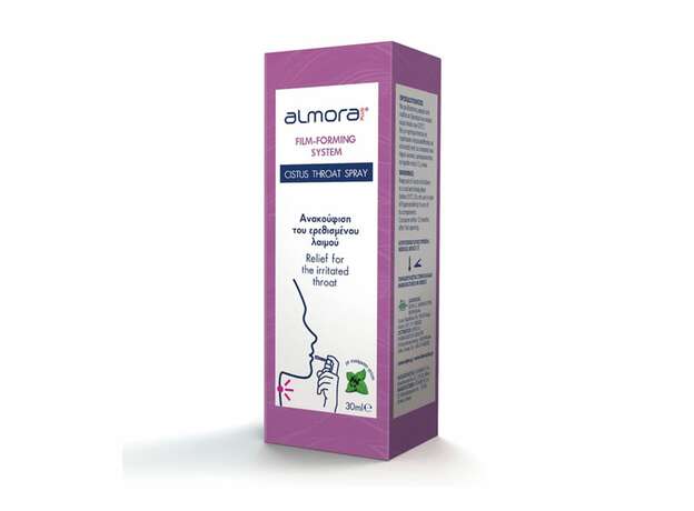 Almora Plus Cistus Throat Spray για την Aντιμετώπιση των Συμπτωμάτων που Προκαλούνται από Λοιμώξεις, 30ml