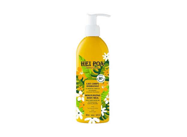 Hei Poa Moisturizing Body Milk with Tahiti Monoi Oil Ενυδατικό Γαλάκτωμα Σώματος με Λάδι Μονόι Ταϊτής, 250ml