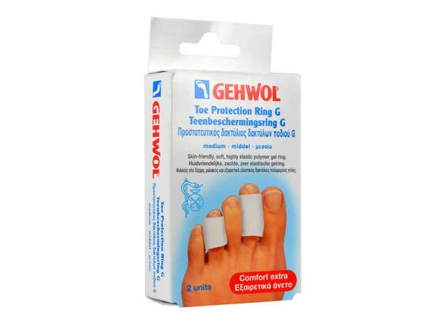 Gehwol Toe Protection Ring G Medium Προστατευτικός δακτύλιος δακτύλων ποδιού G (36mm),2τμχ