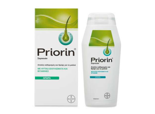 Priorin Σαμπουάν PRIORIN Για λιπαρά μαλλιά 200ml