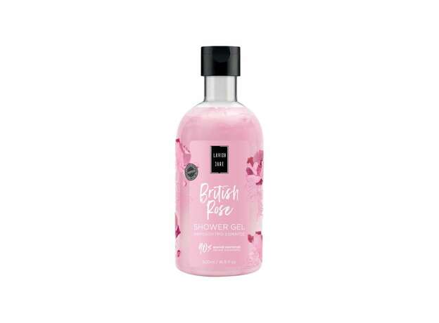 Lavish Care British Rose Shower Gel - Αφρόλουτρο με άρωμα Τριαντάφυλλο 500ml