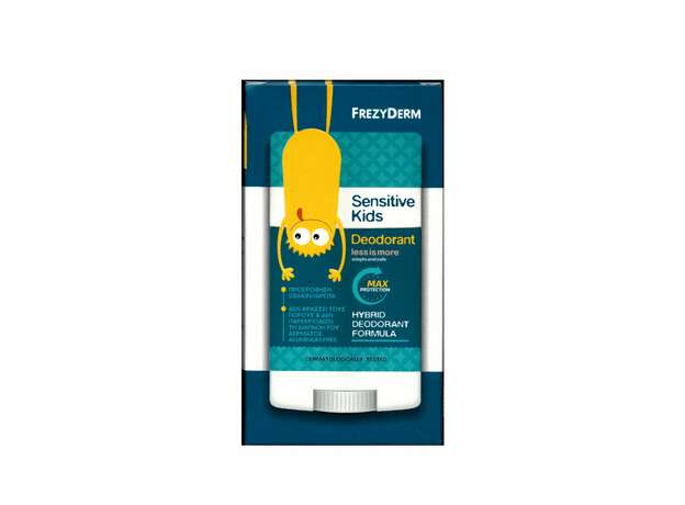 Frezyderm Sensitive Kids Deodorant less is more παιδικό αποσμητικό 40ml