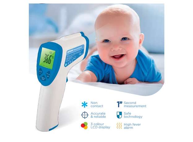 AVRON ThermoCheck Digital Forehead Thermometer (Ανέπαφο Ψηφιακό Θερμόμετρο Μετώπου) 1τεμ