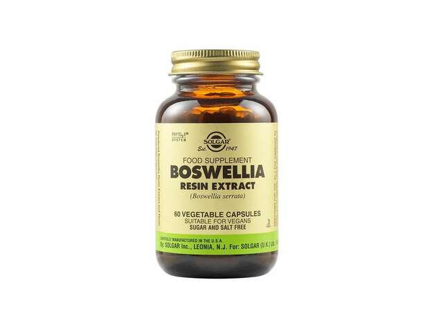 Solgar Boswellia Resin Extract Συμπλήρωμα Διατροφής για Τόνωση της Υγείας των Αρθρώσεων & του Αναπνευστικού Συστήματος, 60veg.caps