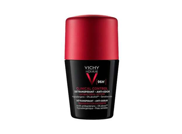 Vichy Homme Clinical Control 96h Detranspirant Anti-Odor Deodorant Roll-on 50ml