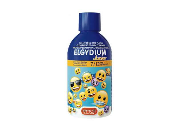 Elgydium EMOJI Junior Mouthwash (Red Berries Flavor) 500ml