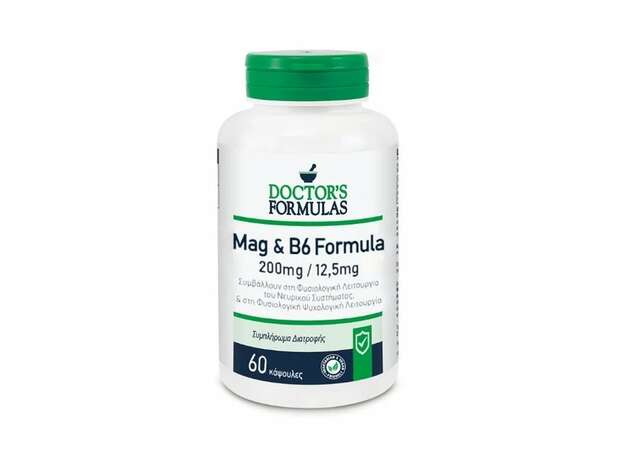Doctor's Formulas Mag & B6 Formula, 60Caps