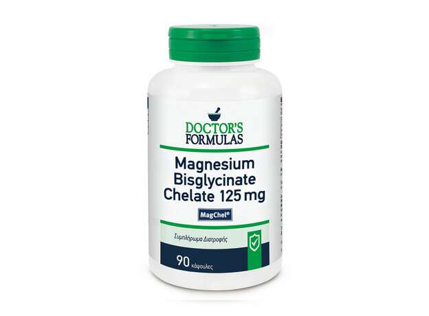 Doctor’s Formulas Magnesium Bisglycinate Chelate 125mg 90 Κάψουλες