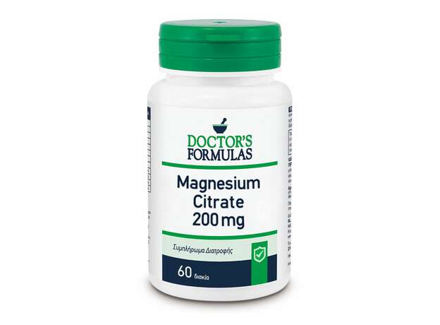 Doctor’s Formulas Magnesium Citrate 200mg 60 Κάψουλες