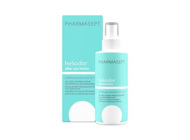 Pharmasept Heliodor Moisturizing & Soothing After Sun Lotion with Cucumber & Hyaluronic Acid 200ml