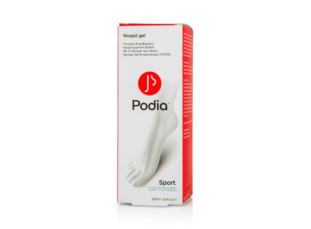 Podia Sport Cryogel Ψυχρό Αναλγητικό Gel για Μύες & Αρθρώσεις, 100ml