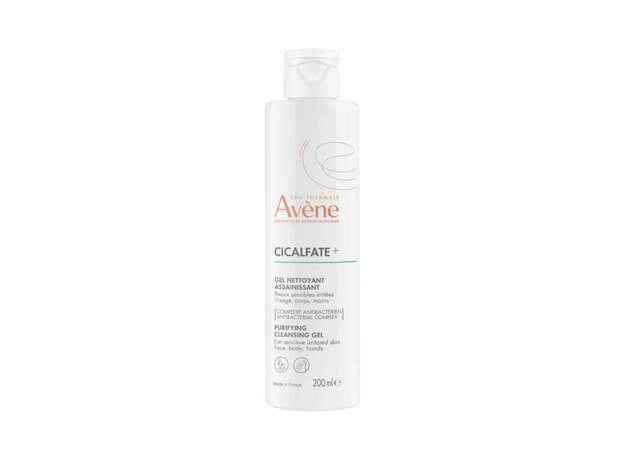 Avene Cicalfate+ Gel Nettoyant Assainissant Εξυγιαντικό Τζελ Καθαρισμού για Ευαίσθητο κι Ερεθισμένο Δέρμα, 200ml