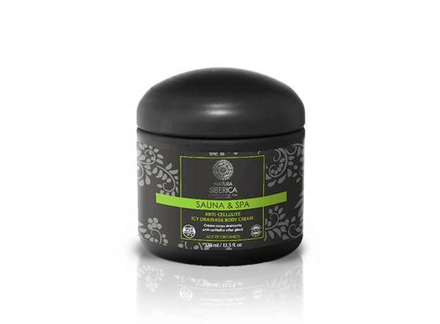 Natura Siberica NEW SAUNA & SPA Icy Drainage Body Cream, Παγωμένη Κρέμα κατά της κυτταρίτιδας, 370ml