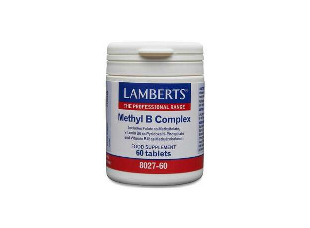 Lamberts Methyl B Complex Συμπλήρωμα Βιταμινών Συμπλέγματος B, 60tabs