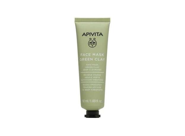 Apivita Μάσκα για Βαθύ Καθαρισμό με Πράσινη Άργιλο 50ml
