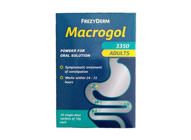Frezyderm Macrogol 3350 Adults Συμπτωματική Θεραπεία της Δυσκοιλιότητας Ενηλίκων σε Σκόνη, 20x10g