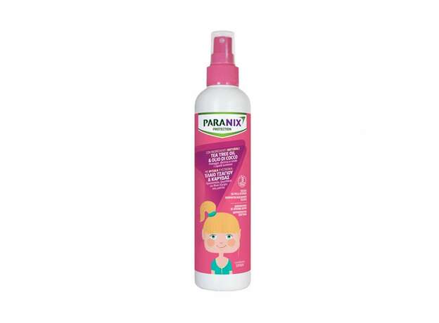 Paranix Protection Αντιφθειρικό Styling Spray με Έλαιο Τσαγιού και Καρύδας για Κορίτσια 250ml