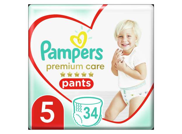 Pampers Premium Care Pants No.5 (12-17kg) 34 τμχ