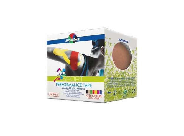 Master Aid Performance Tape 5x5cm Αυτοκόλλητο Ελαστικό Επίθεμα Μπεζ 1tem