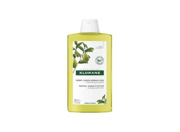 Klorane Citrus Pulp Shampoo Σαμπουάν Συχνής Χρήσης με Πολτό Κίτρου & Βιταμίνες, για Όλους τους Τύπους Μαλλιών, 400ml