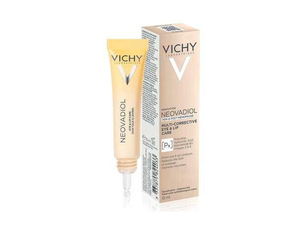 Vichy Neovadiol Meno Eye & Lip Cream, Κρέμα Πολλαπλής Προστασίας Για Μάτια & Χείλη Κατά Την Εμμηνόπαυση, Πυκνότητα & Λείανση, 15ml