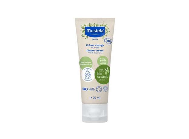 Mustela Bio Organic Diaper Cream Βιολογική Κρέμα Αλλαγής Πάνας, 75ml