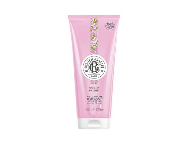 Roger & Gallet Feuille De The Wellbeing Shower Gel Αναζωογονητικό Αφρόλουτρο, 200ml