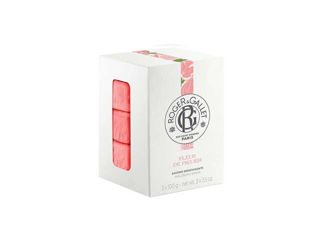 Roger & Gallet Fleur de Figuier Σετ Σαπούνια 3x100g, 1σετ