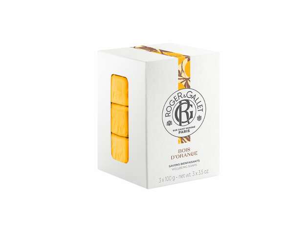 Roger & Gallet Bois D' Orange Soap Pack Σαπούνια με Άρωμα Πορτοκαλιού, 3x100g, 1σετ