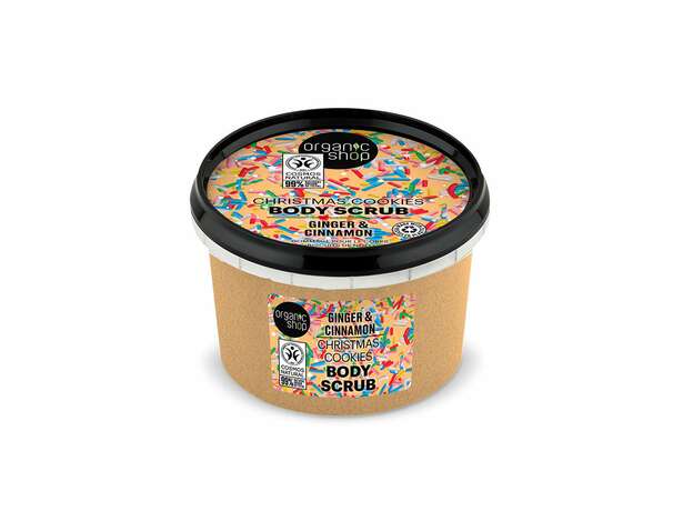 Organic Shop Scrub Σώματος Christmas Cookies, Τζίντζερ & Κανέλα, 250 ml