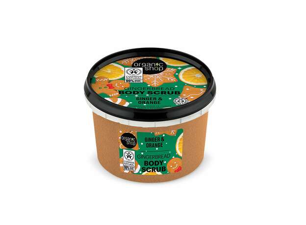 Organic Shop Scrub Σώματος Gingerbread, Τζίντζερ & Πορτοκάλι, 250 ml