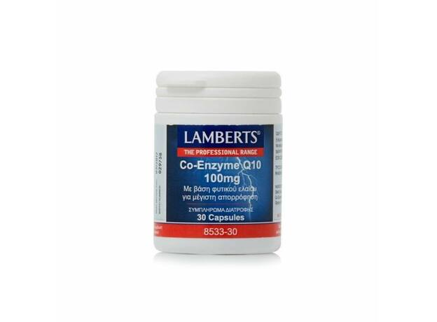 Lamberts Co-Enzyme Q10 100mg 30 Caps