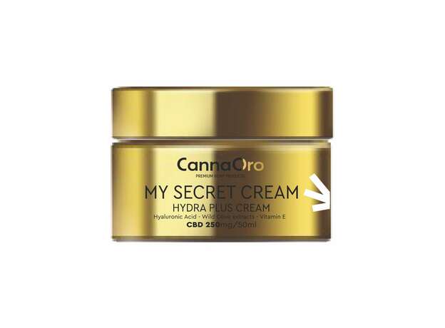 CannaOro Ενυδατική κρέμα προσώπου “My Secret Cream” CBD 250mg 50ml