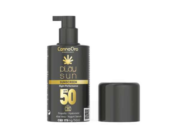 CannaOro Αντηλιακό Sunscreen “Play Sun” SPF 50 CBD 175mg 50ml