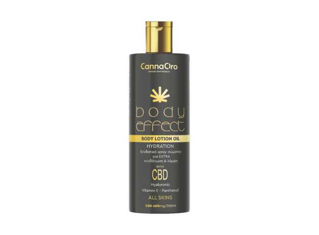 CannaOro Ενυδατική body lotion σώματος “Body Effect” CBD 400mg 250ml