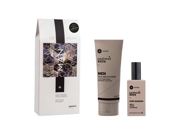 Medisei Panthenol Extra Promo Face & Eye Cream 100ml Limited Edition & Dark Shadows Eau de Toilette 50ml