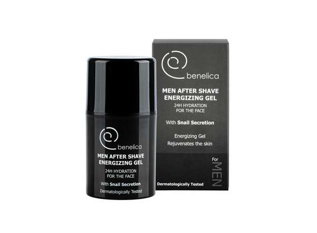 Benelica Men After Shave Energizing Gel με έκκριμα Σαλιγκαριού 50ml
