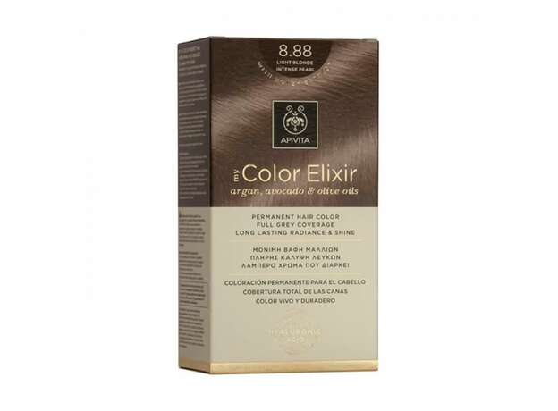 Apivita My Color Elixir Βαφή Μαλλιών 8.88 Ξανθό Ανοιχτό Έντονο Περλέ